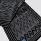 LOUIS VUITTON 401910 Chevron Stripe All-Over Logo Scarf Wool Men's Black/Gray