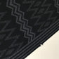 LOUIS VUITTON 401910 Chevron Stripe All-Over Logo Scarf Wool Men's Black/Gray