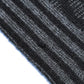LOUIS VUITTON 401910 Chevron Stripe All-Over Logo Scarf Wool Men's Black/Gray