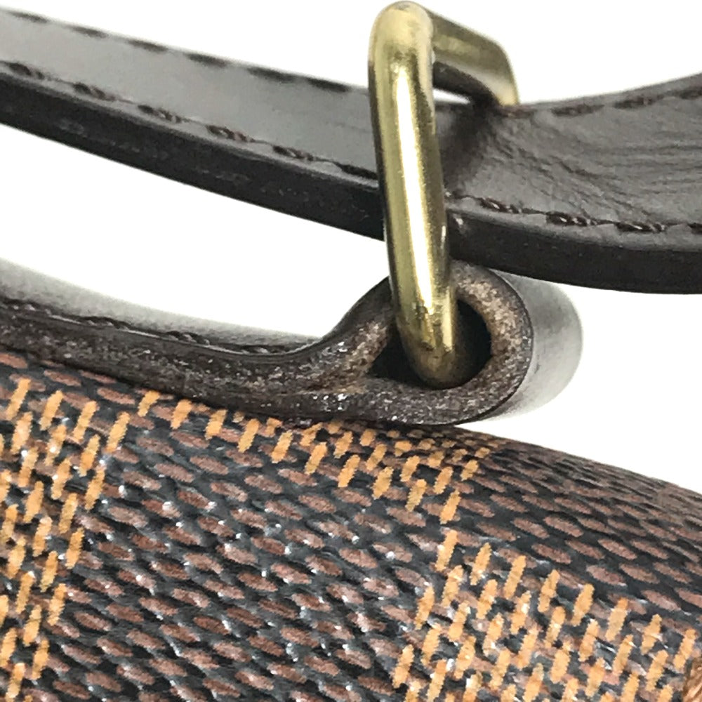 LOUIS VUITTON N45271 Damier Portobello Shoulder Bag, Damier Canvas, Ebene Brown, Women's