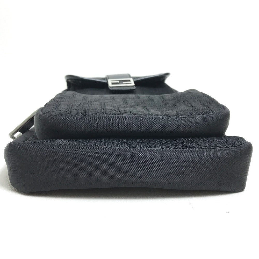 FENDI 7VZ049 ベルトバッグ ズッカ FF柄 カバン クロス ボディバッグ ショルダーバッグ ファブリック/レザー メンズ NERO ブラック/レッド