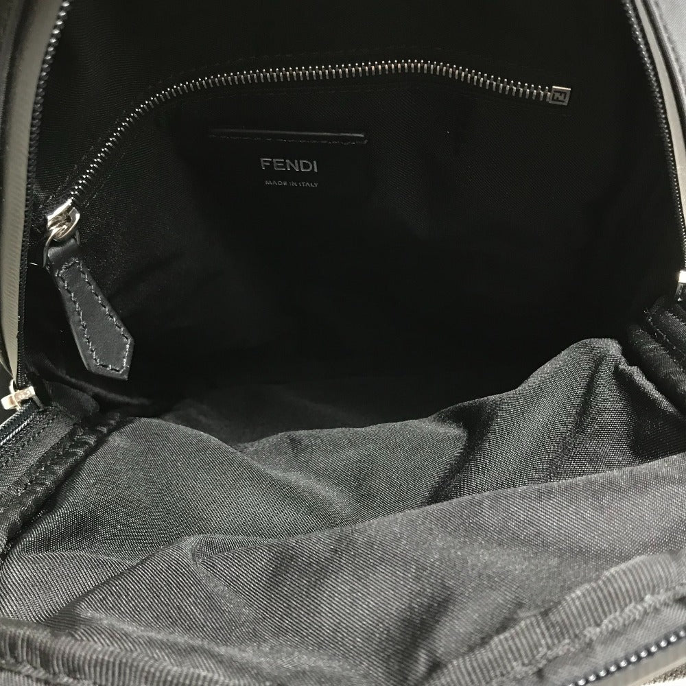 FENDI 7VZ049 ベルトバッグ ズッカ FF柄 カバン クロス ボディバッグ ショルダーバッグ ファブリック/レザー メンズ NERO ブラック/レッド