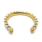 HERMES Horseshoe Vintage Bracelet/Bangle in Metal, White, for Women