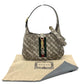 GUCCI 636706 Balenciaga The Hacker Project Jackie 1961 2-Way Handbag in GG Supreme Canvas, Beige