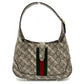 GUCCI 636706 Balenciaga The Hacker Project Jackie 1961 2-Way Handbag in GG Supreme Canvas, Beige