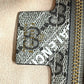 GUCCI 636706 Balenciaga The Hacker Project Jackie 1961 2-Way Handbag in GG Supreme Canvas, Beige