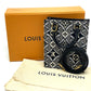 LOUIS VUITTON M80484 Monogram Jacquard Since 1854 Petite Sac Plat 2-Way Handbag, Jacquard, Women's, Black x Blue