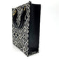 LOUIS VUITTON M80484 Monogram Jacquard Since 1854 Petite Sac Plat 2-Way Handbag, Jacquard, Women's, Black x Blue