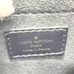 LOUIS VUITTON M80484 Monogram Jacquard Since 1854 Petite Sac Plat 2-Way Handbag, Jacquard, Women's, Black x Blue