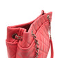 CHANEL A67921 CC Coco Mark Matelasse Chain Tote Bag in Caviar Leather, Pink