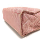 CHANEL CC Coco Mark Matelasse Gingham Check Tote Bag, Canvas Shoulder Bag, Women's, Red and White