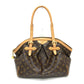 LOUIS VUITTON M40144 Monogram Tivoli GM Semi-Shoulder Bag/Handbag in Monogram Canvas, Brown
