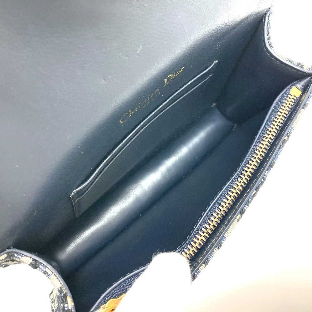 Dior S5619CTZQ_M928 Oblique Trotter Saddle Belt Pouch, Waist Pouch, Body Bag, Waist Bag, Leather/Canvas, Men's, Navy
