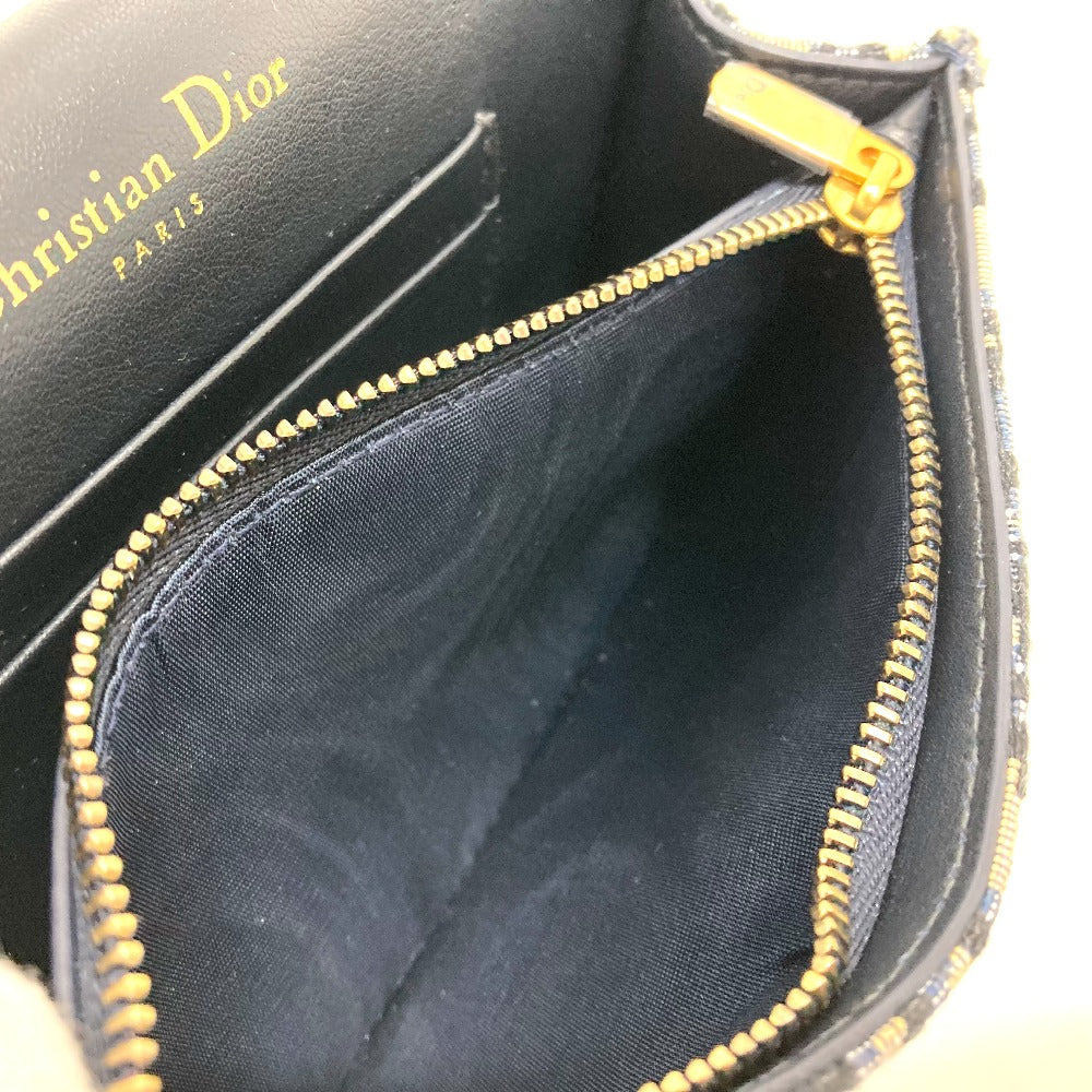 Dior S5619CTZQ_M928 Oblique Trotter Saddle Belt Pouch, Waist Pouch, Body Bag, Waist Bag, Leather/Canvas, Men's, Navy