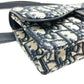 Dior S5619CTZQ_M928 Oblique Trotter Saddle Belt Pouch, Waist Pouch, Body Bag, Waist Bag, Leather/Canvas, Men's, Navy