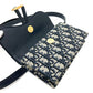 Dior S5619CTZQ_M928 Oblique Trotter Saddle Belt Pouch, Waist Pouch, Body Bag, Waist Bag, Leather/Canvas, Men's, Navy