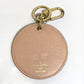 LOUIS VUITTON M61943 Damier Azur Porte-Cleta Isienne Tahiti Charm Keychain Damier Azur Canvas Women's White/Pink