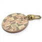 LOUIS VUITTON M61943 Damier Azur Porte-Cleta Isienne Tahiti Charm Keychain Damier Azur Canvas Women's White/Pink