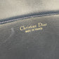 Christian Dior トロッター ヴィンテージ カバン ハンドバッグ 肩掛け ショルダーバッグ レザー レディース ネイビー