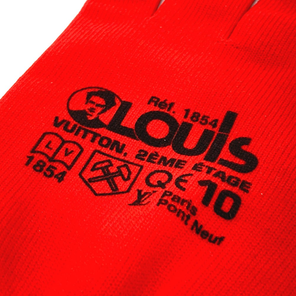 LOUIS VUITTON MP2336 Gon RGB Gloves, Men's Nylon Gloves, Red