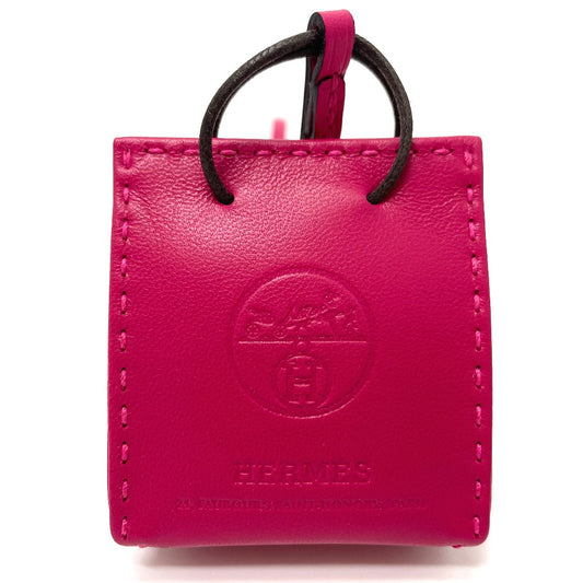 HERMES ショッパー サックオランジュ バッグアクセサリー バッグチャーム チャーム アニョーミロ レディース ローズメキシコ