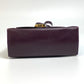 Salvatore Ferragamo Vara Gancini 2-Way Shoulder/Handbag Leather Women's Purple