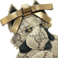 GUCCI Dog German Shepherd Guccyoli Bag Accessory Keychain/Charm, Women's, Beige, GG Supreme Canvas