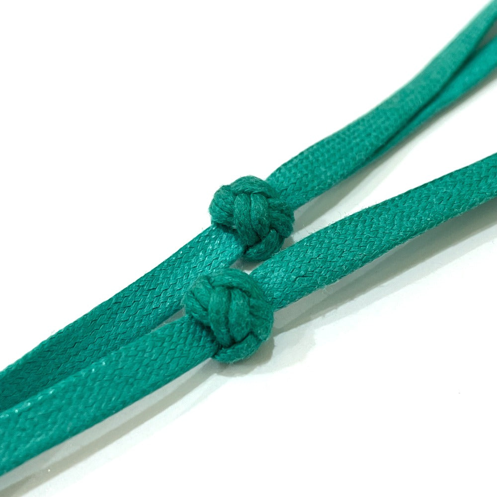 HERMES Issum Pigment GM Wood Pendant Necklace, Lacquer, Women's, Curacao/Palm/Blue, Green and Purple