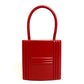 HERMES Cadena Kelly Handbag in Box Calf Leather, Women's, Rouge vif Red