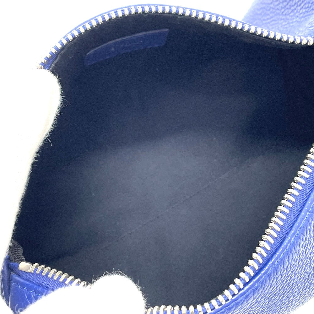 Dior Atelier Roller Bag, Cylindrical, Crossbody Shoulder Bag, Leather, Men's, Blue