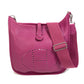 HERMES Evelyne 3 PM Trois Bag, Crossbody Shoulder Bag, Taurillon, Women's, Tosca (Approximately 800ml), Purple