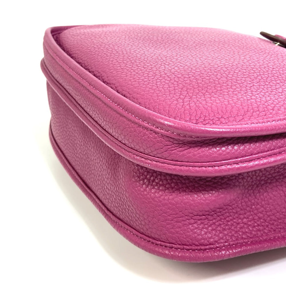 HERMES Evelyne 3 PM Trois Bag, Crossbody Shoulder Bag, Taurillon, Women's, Tosca (Approximately 800ml), Purple