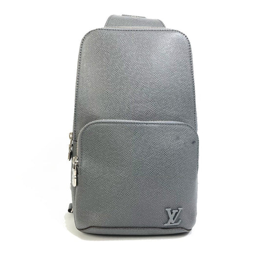 LOUIS VUITTON M30801 タイガ アヴェニュー・バックパック カバン ショルダーバッグ タイガレザー メンズ グリ グレー
