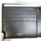 CELINE 10C873DME Logo Bifold Wallet, Unisex, Black Leather