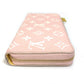 LOUIS VUITTON M81279 Monogram Empreinte Zippy Wallet, Round Zipper Long Wallet, Monogram Empreinte Leather, Women's, Pink x Beige x Yellow