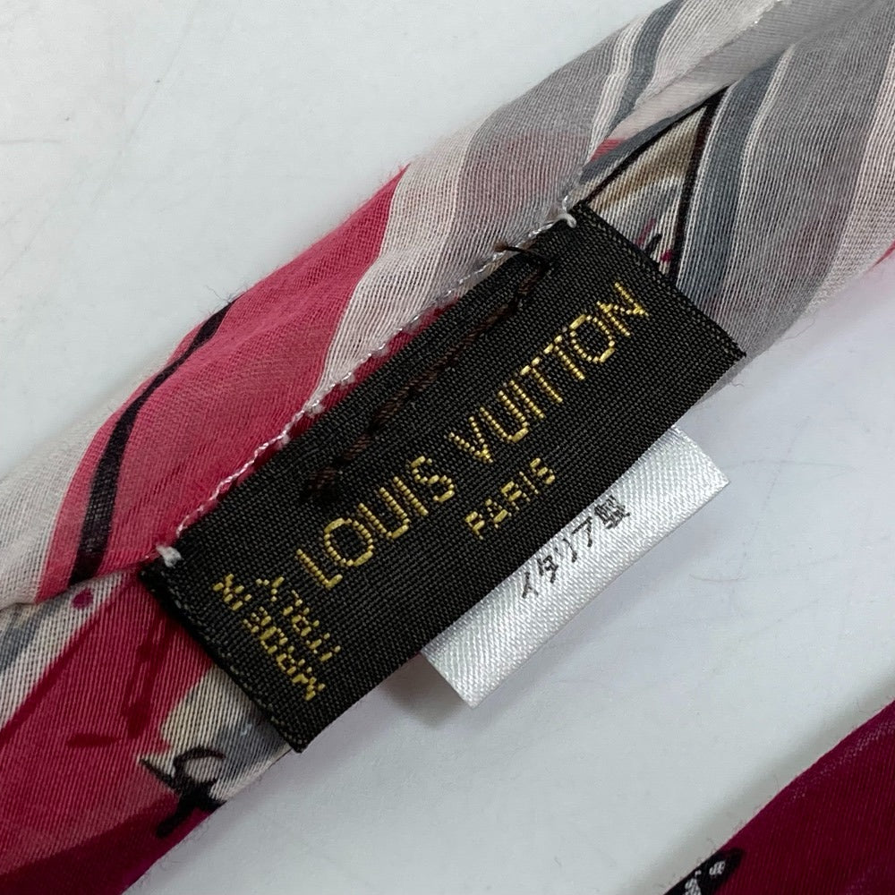 LOUIS VUITTON All-Over Print Cotton Scarf for Women in Multicolor