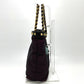 LOUIS VUITTON Double NeoNoe Handbag/Handbag Chain Tote Bag Canvas/Leather Women's Purple/Black