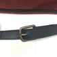 YVES SAINT LAURENT Logo Shoulder Bag/Square Canvas/Leather Unisex Red