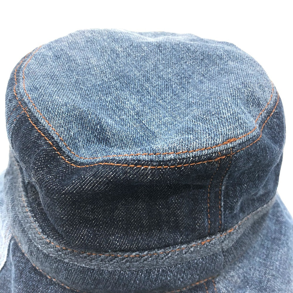 Dior 11DPD923A130 Logo Patchwork Bucket Hat, Denim, Women's, Blue