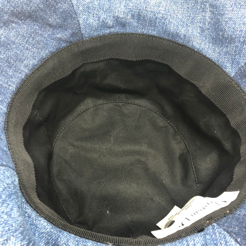 Dior 11DPD923A130 Logo Patchwork Bucket Hat, Denim, Women's, Blue