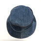 Dior 11DPD923A130 Logo Patchwork Bucket Hat, Denim, Women's, Blue