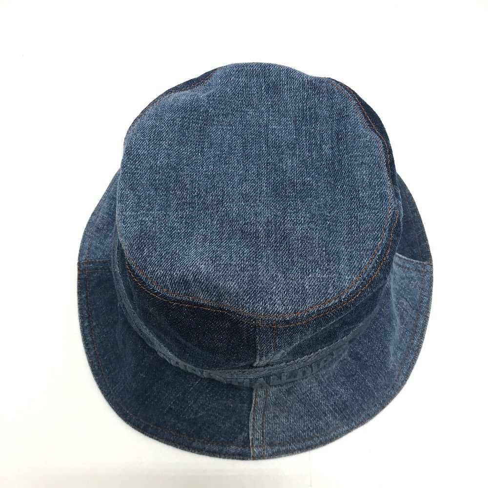 Dior 11DPD923A130 Logo Patchwork Bucket Hat, Denim, Women's, Blue