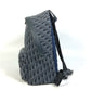 Dior Trotter Oblique Backpack, Canvas/Leather, Men's, Navy