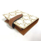 CELINE Macadam Triomphe Wallet, Bifold PVC/Leather, Women's, White/Brown