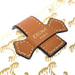 CELINE Macadam Triomphe Wallet, Bifold PVC/Leather, Women's, White/Brown
