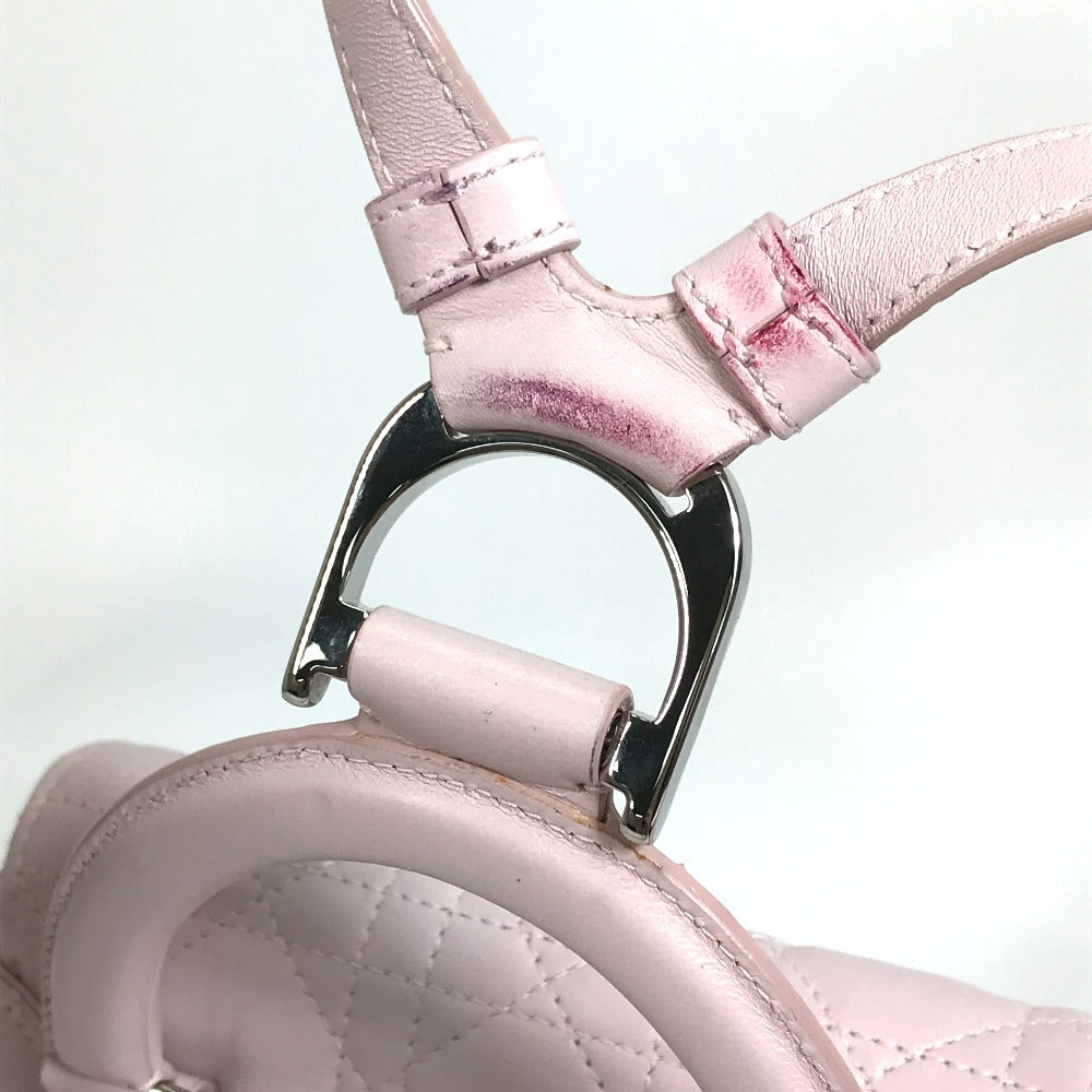 Christian Dior Cannage Stardust Small Backpack, Ginza Exclusive, Women's Leather Backpack in Soft Pink