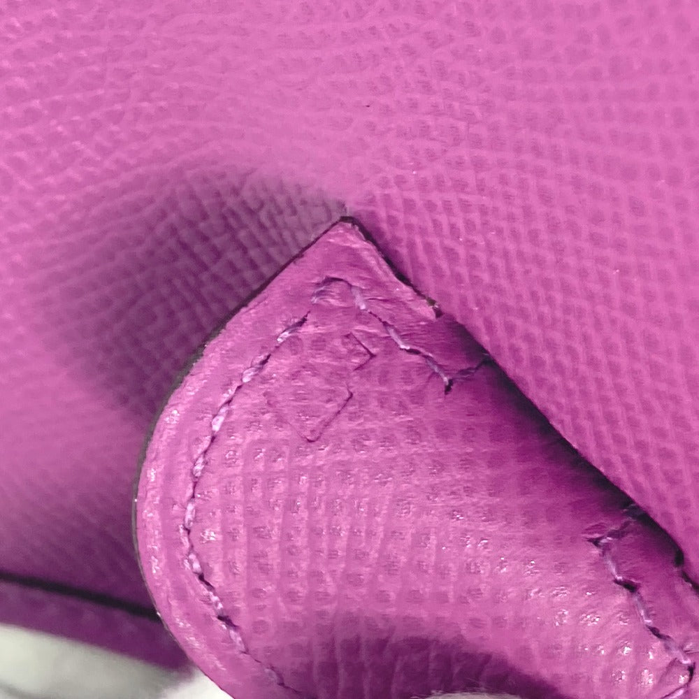 HERMES H logo punched Evelyn II GM crossbody shoulder bag, Epson, women's, cyclamen, purple