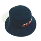 CELINE 2AUO1968P Embroidered Gradient Sequin Bucket Hat, Cotton, Women's, Black