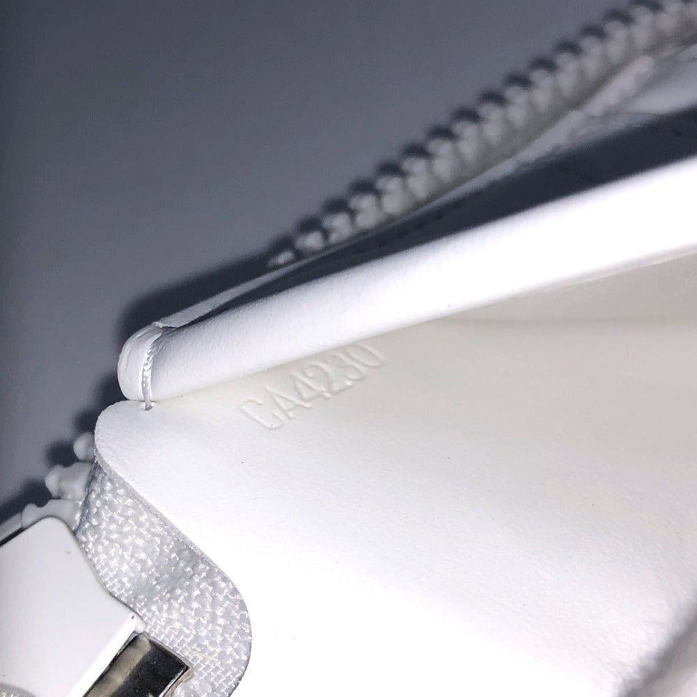 LOUIS VUITTON M80337 Zippy Wallet Vertical Wallet LV Friend Long Wallet Taurillon Clemence Leather Men's White
