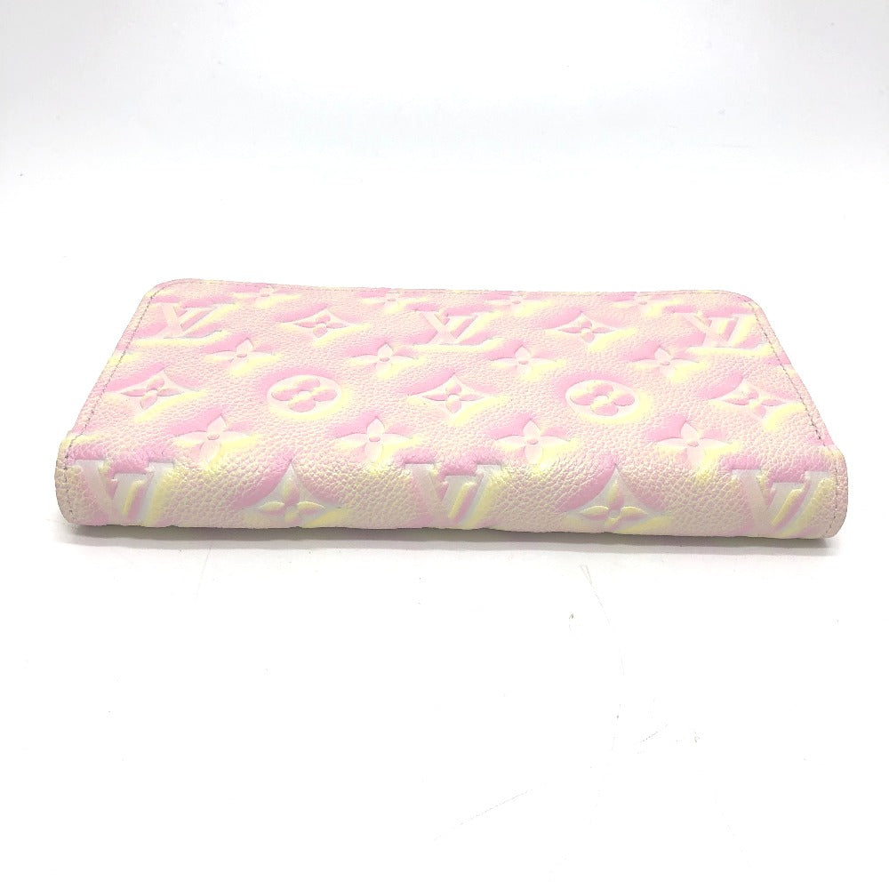 LOUIS VUITTON M81299 Monogram Empreinte Zippy Wallet, Long Wallet, Monogram Empreinte Leather, Women's, Light Pink